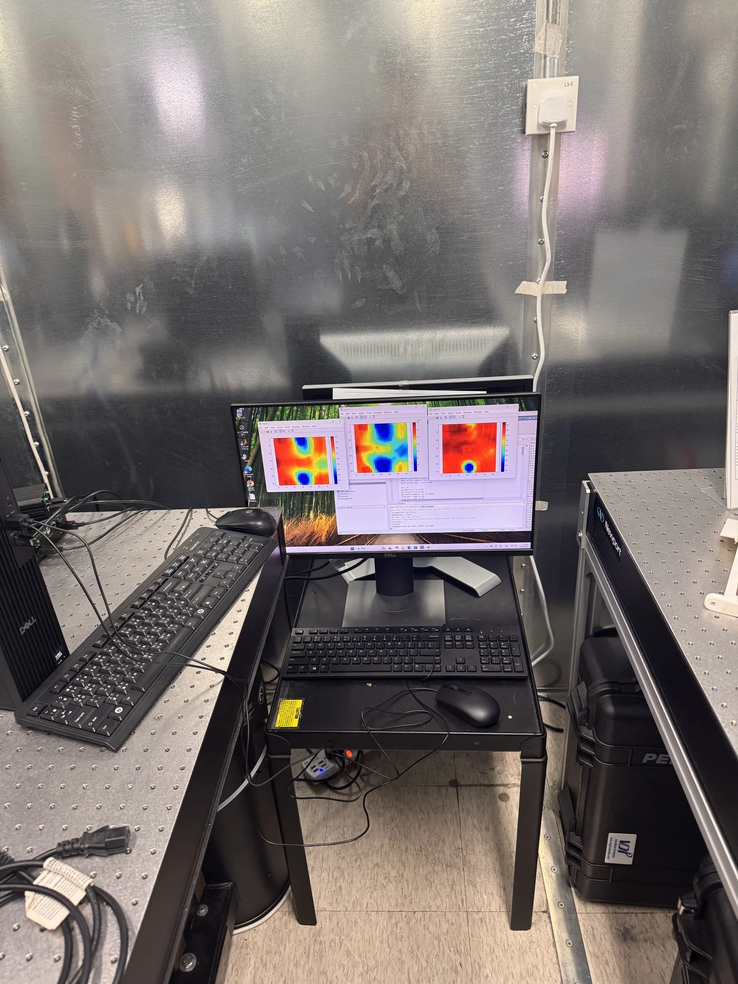 Imaging experiment setup at the State Key Laboratory.